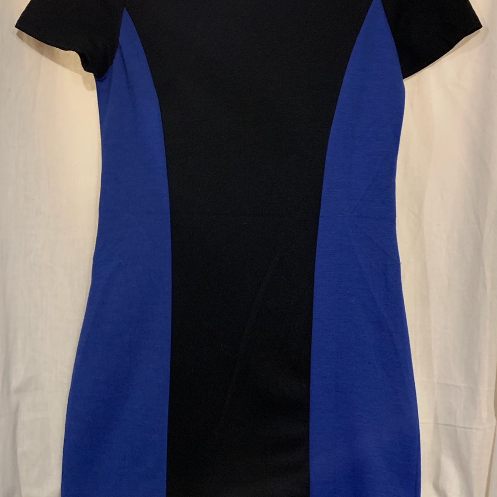 Bordeaux Black & Blue Color Block Short